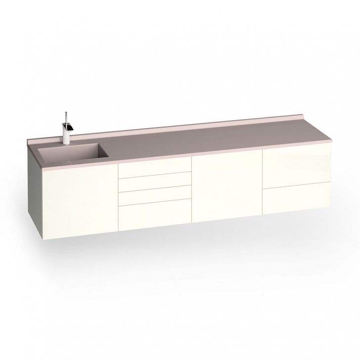 - copy of Meuble 4 caissons avec niches - YDL1418